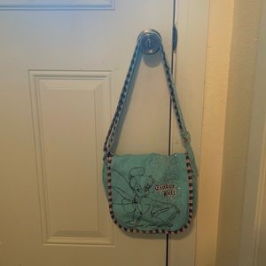 Tinker bell faded denim look purse. Final markdown